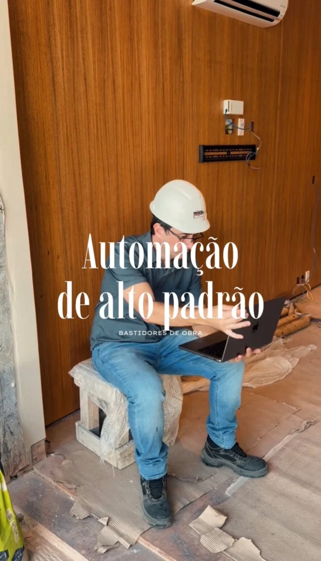 Por trás de cada automação impecável, existe um processo que poucos veem. Cada detalhe aqui foi pensado para que, no final, tudo funcione com precisão e.