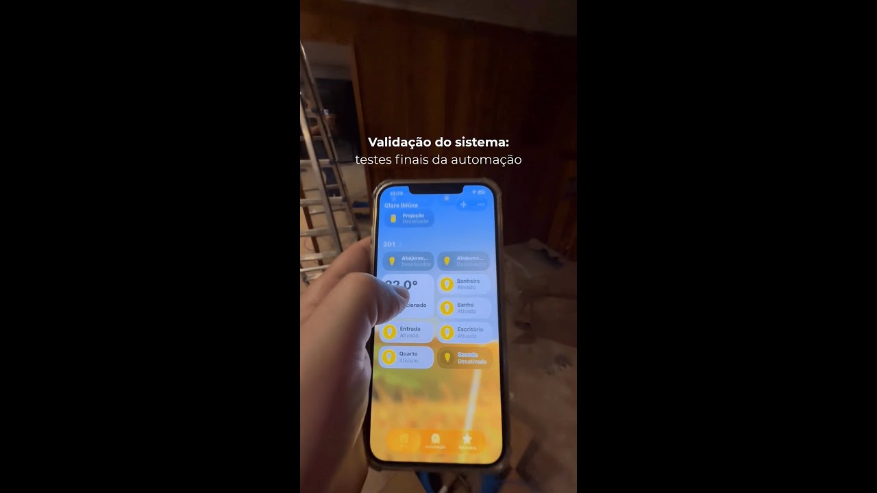Validação do sistema: testes finais da automação - obra em vídeo da Micro Import