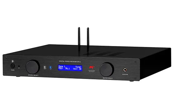 AAT STR-2 receiver estereo multiroom para projeto de áudio premium