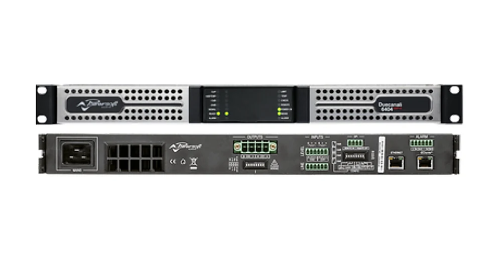 Powersoft Duecanali 1604 DSP+ amplificador de 2 canais para hotelaria
