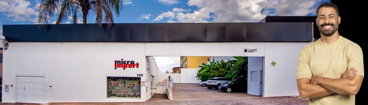 Fachada da Micro Import em Ribeirão Preto